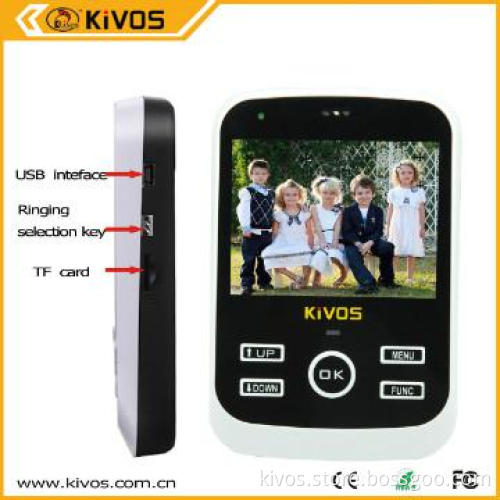 2013 Moving Detection Door Viewer Wired Door Bell With Camera